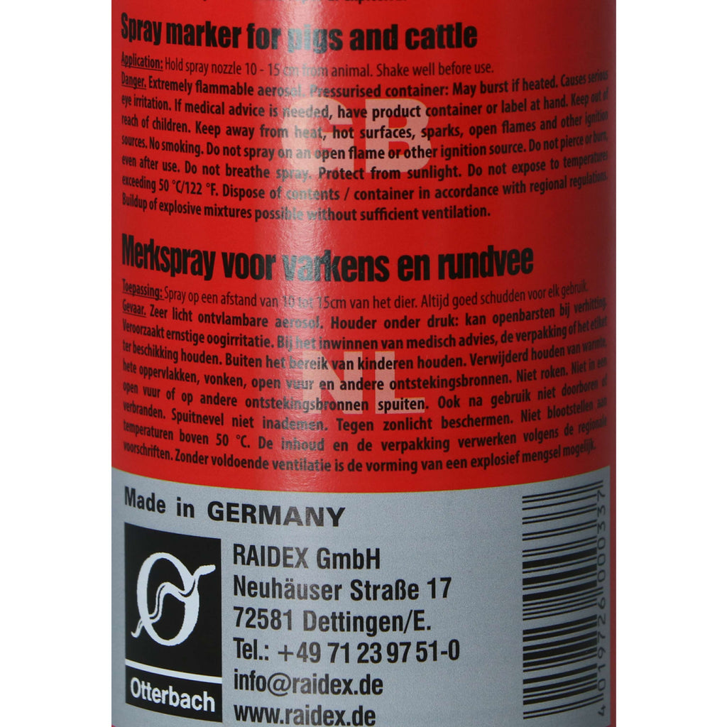 Raidex Spray Rojo