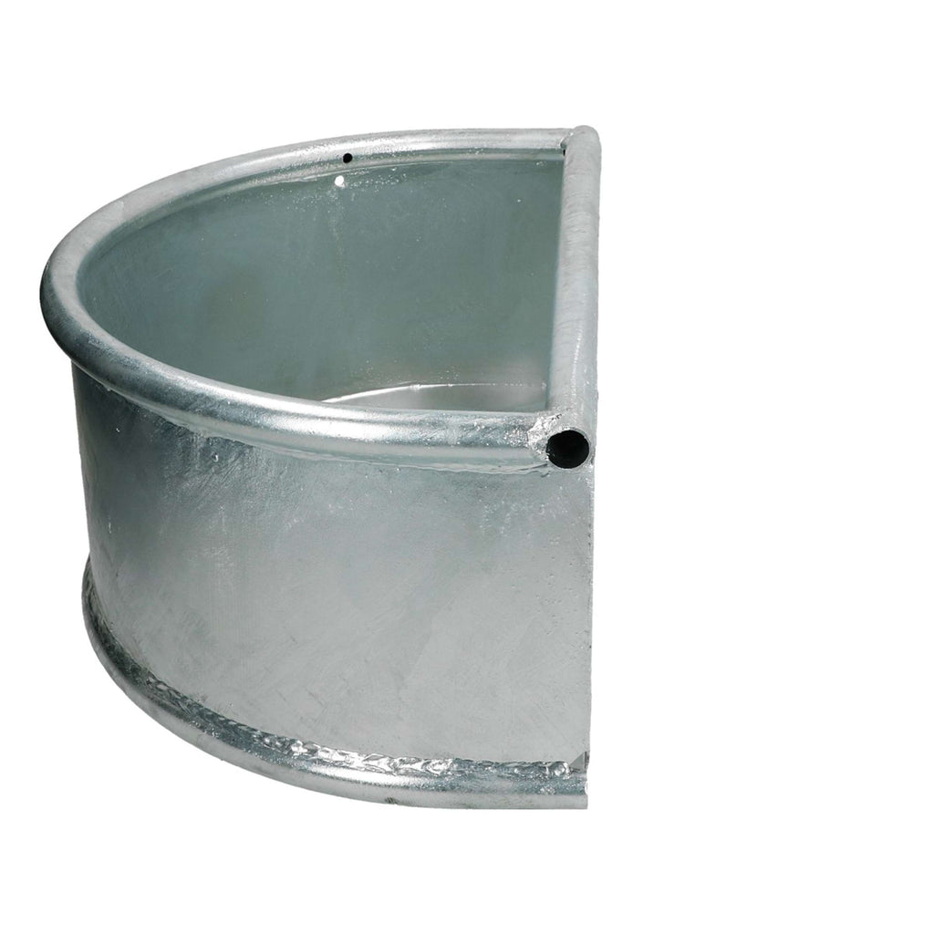 Kerbl Plato de Comida Galvanizado Redondo
