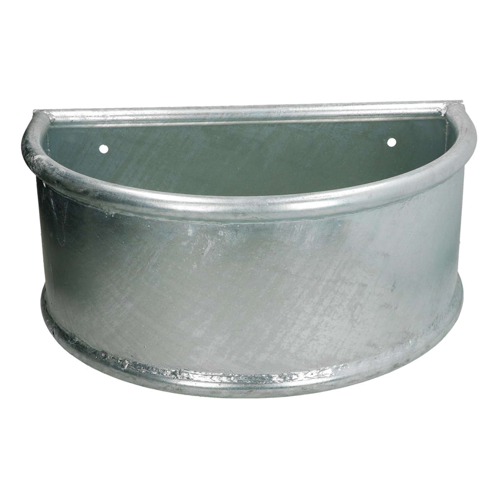 Kerbl Plato de Comida Galvanizado Redondo