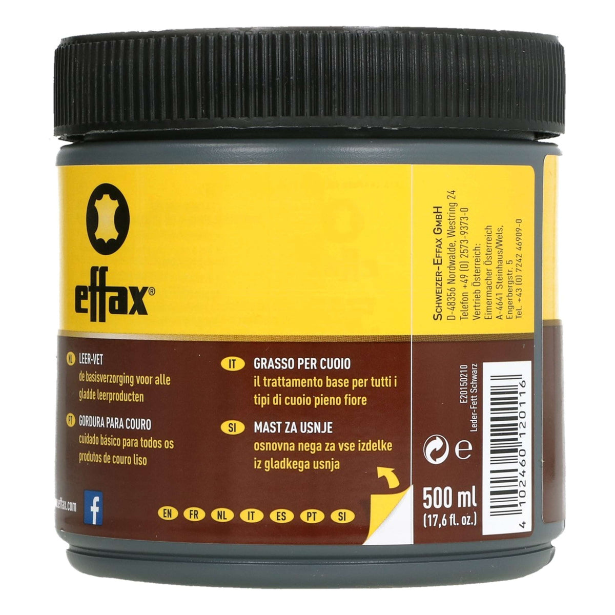 Effax Grasa para Cuero Negro