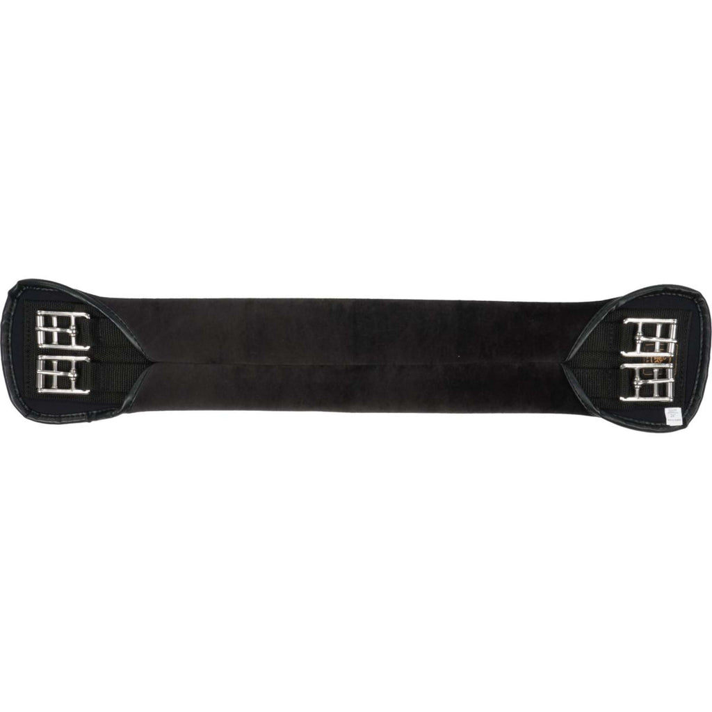 BR Cincha de doma Neopreno/Terciopelo SS Hebillas Negro