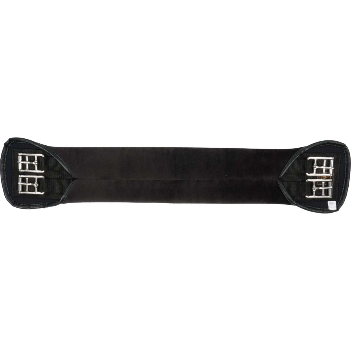 BR Cincha de doma Neopreno/Terciopelo SS Hebillas Negro