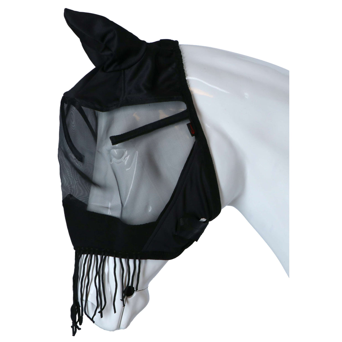 Kerbl Máscara Antimoscas con Orejas Negro