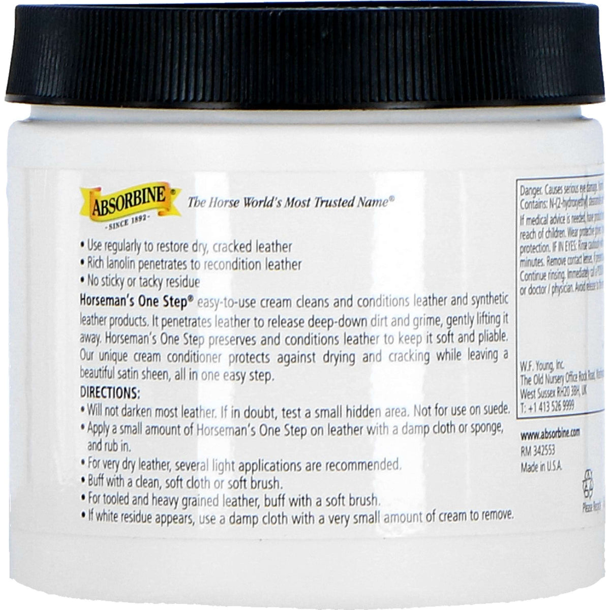 Absorbine Crema para Cuero Absorbine Horseman's One Step