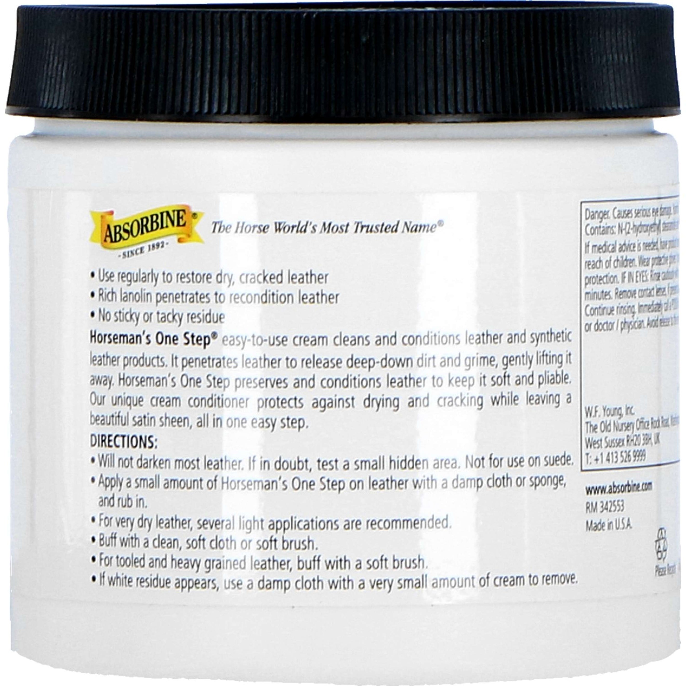 Absorbine Crema para Cuero Absorbine Horseman's One Step