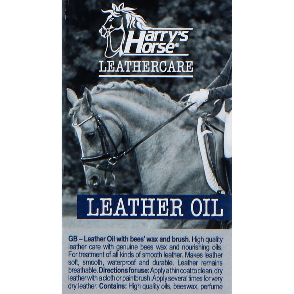 Harry's Horse Aceite para Cuero con cera de abeja y cepillo