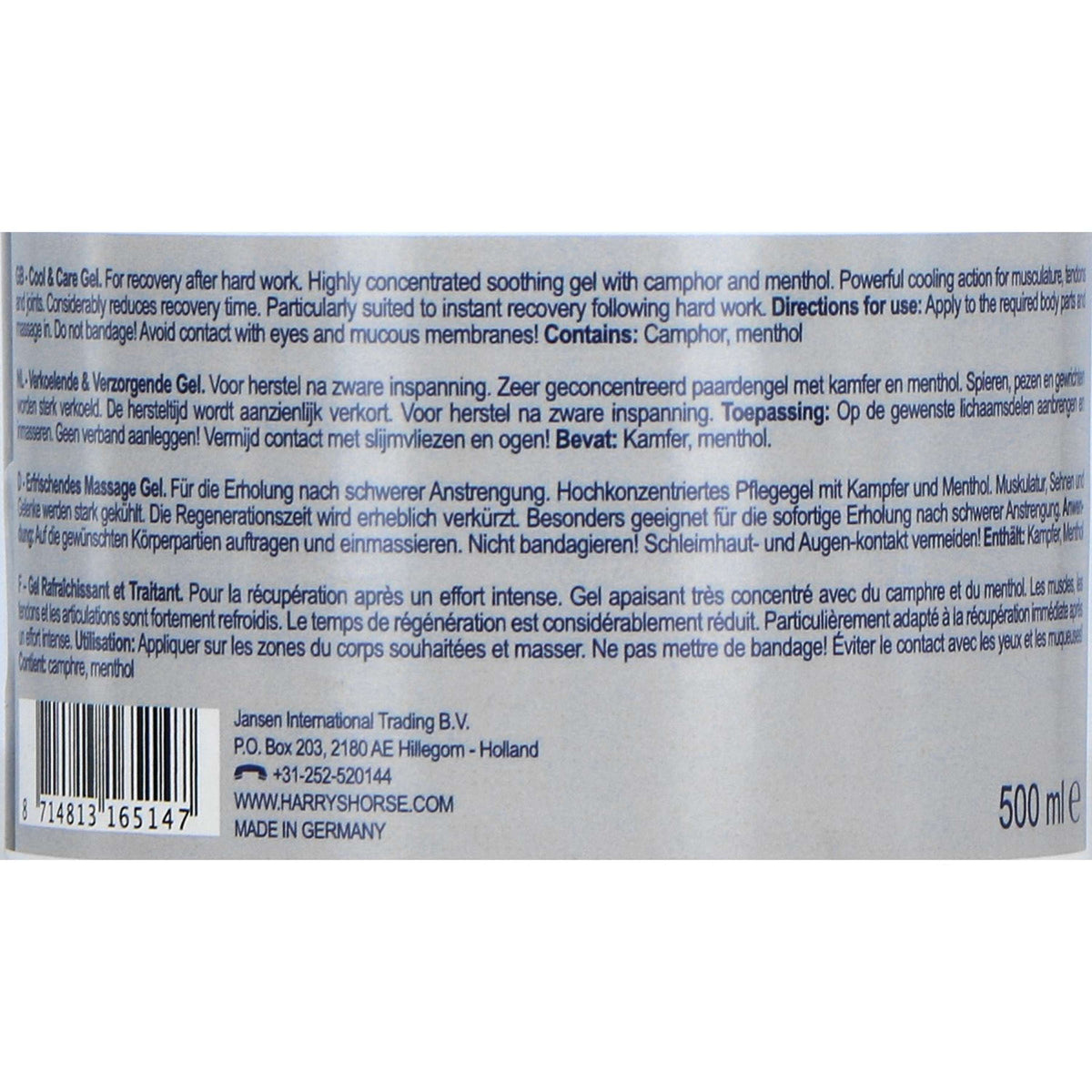 Harry's Horse Gel de Cuidado Spanish: Refrescante