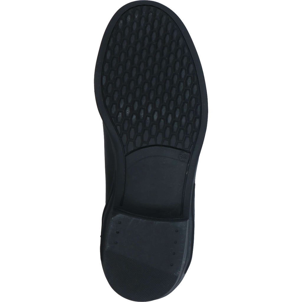 Harry's Horse Botines Zipper Cuero Negro