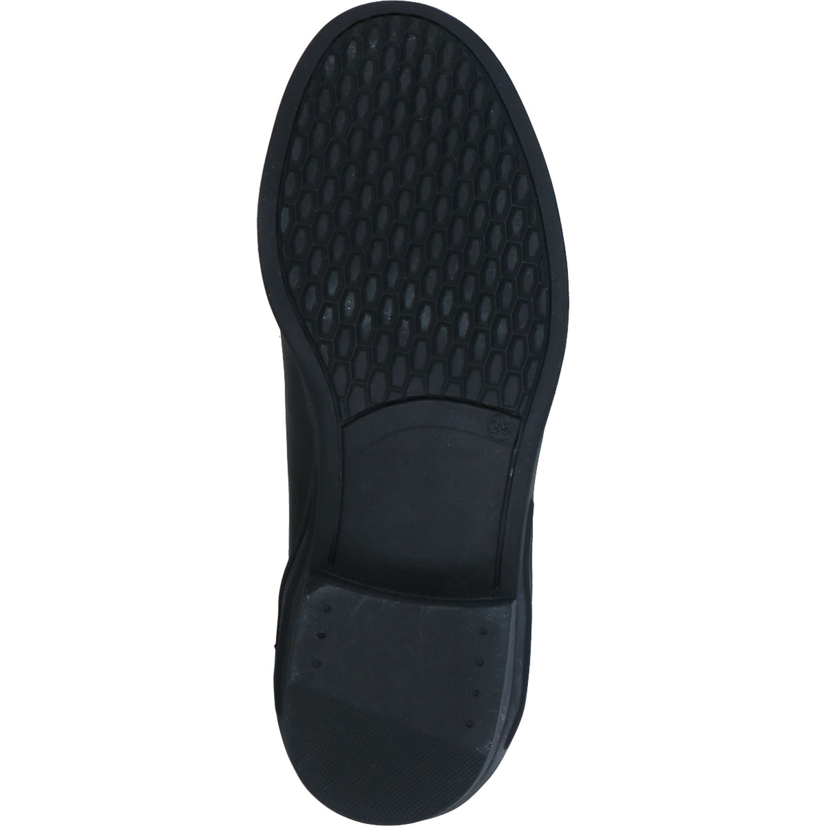 Harry's Horse Botines Zipper Cuero Negro