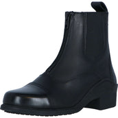 Harry's Horse Botines Zipper Cuero Negro