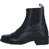 Harry's Horse Botines Zipper Cuero Negro