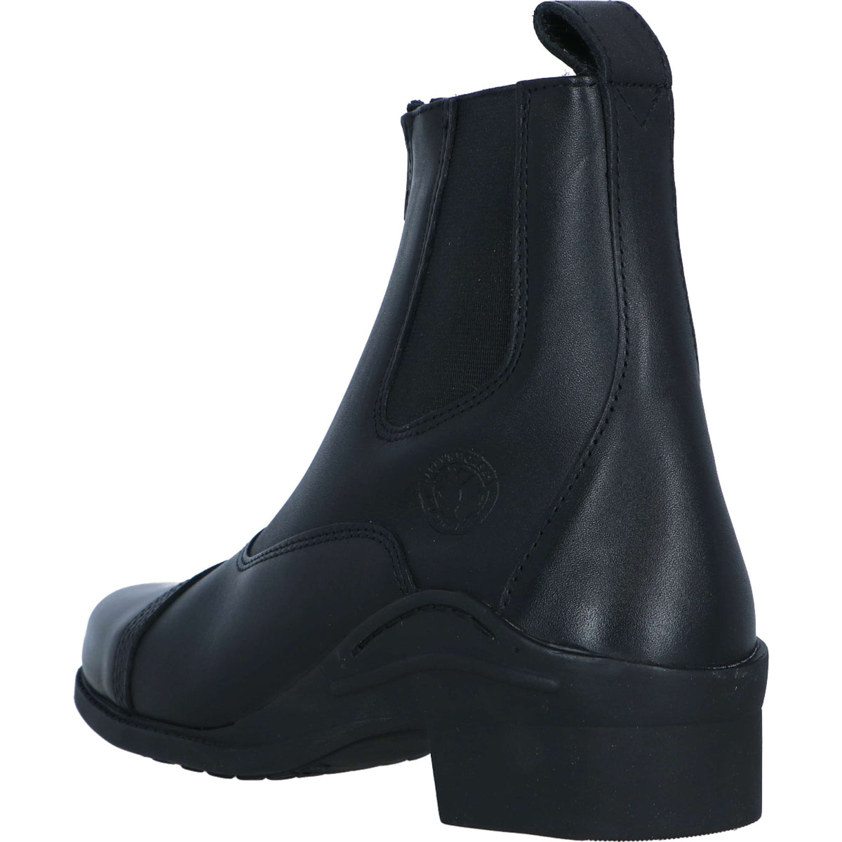 Harry's Horse Botines Zipper Cuero Negro