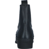 Harry's Horse Botines Zipper Cuero Negro