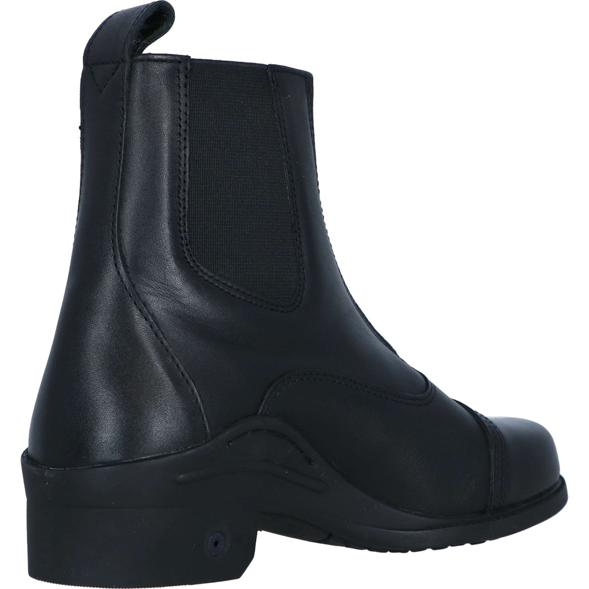 Harry's Horse Botines Zipper Cuero Negro