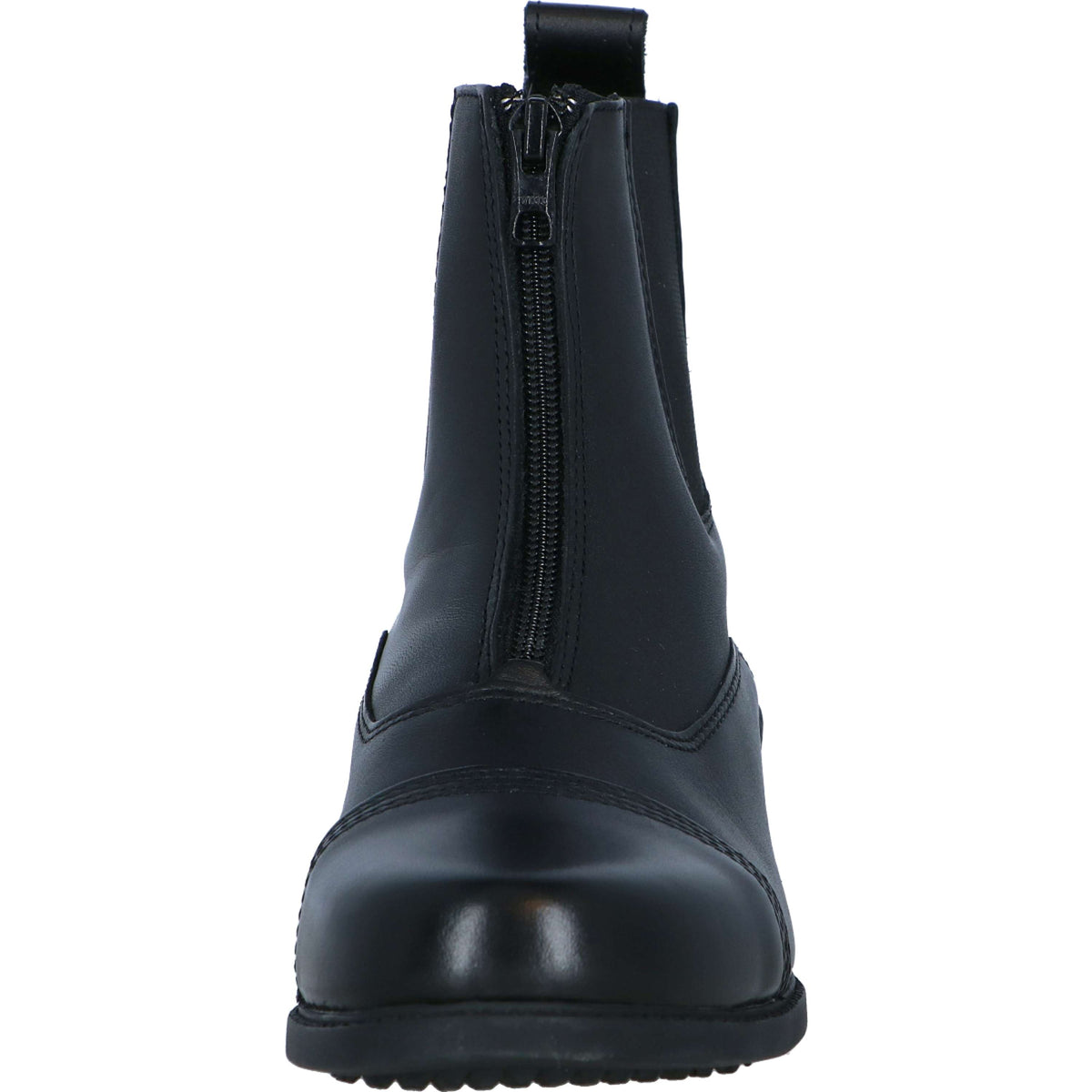Harry's Horse Botines Zipper Cuero Negro
