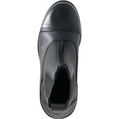 Harry's Horse Botines Zipper Cuero Negro