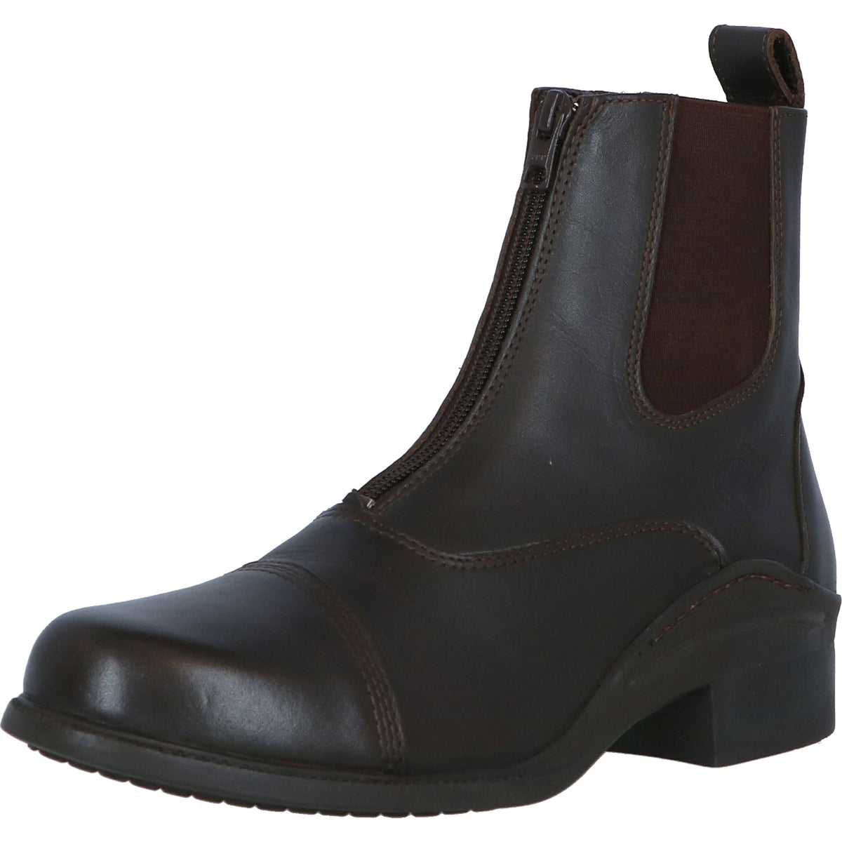 Harry's Horse Botines Zipper Cuero Marron