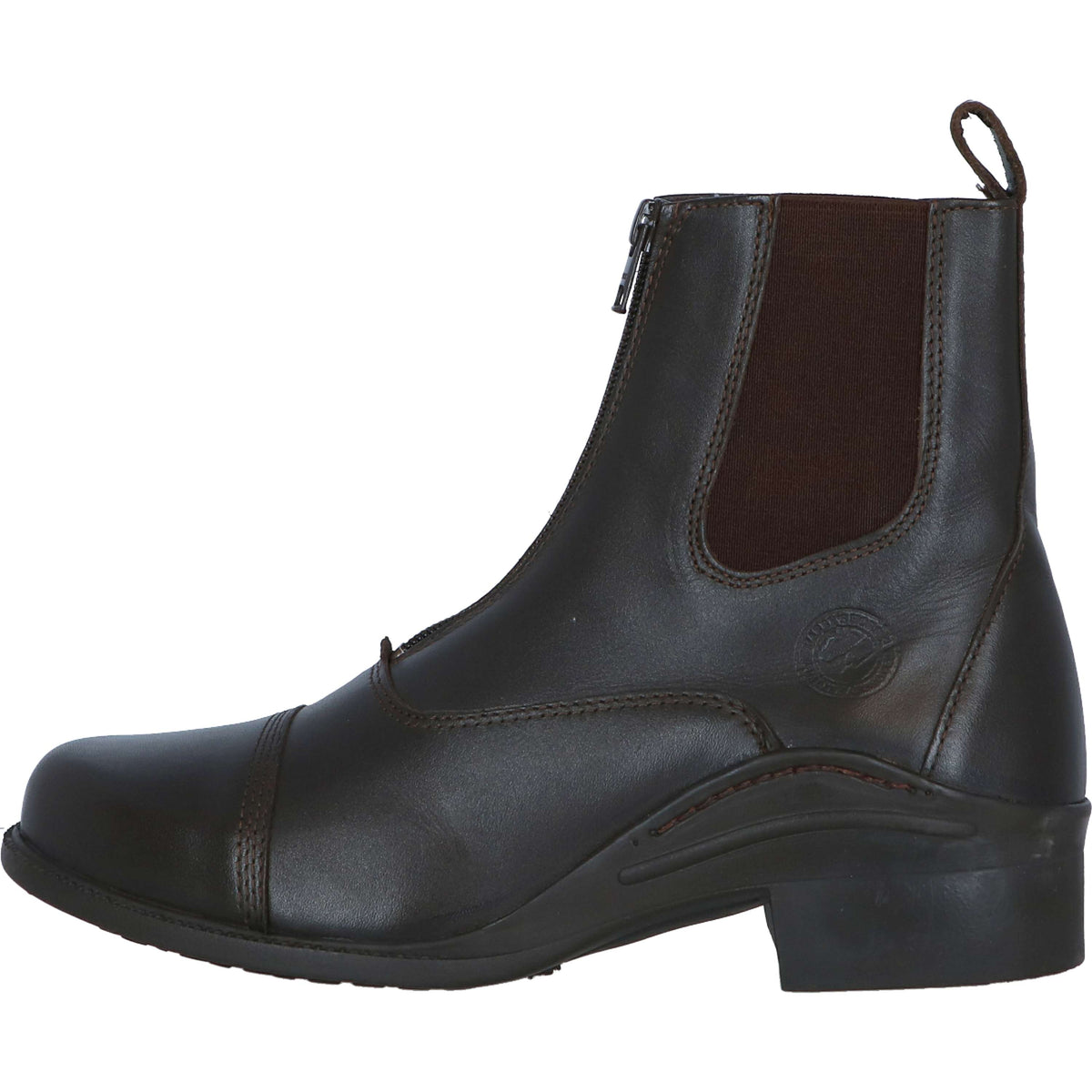 Harry's Horse Botines Zipper Cuero Marron