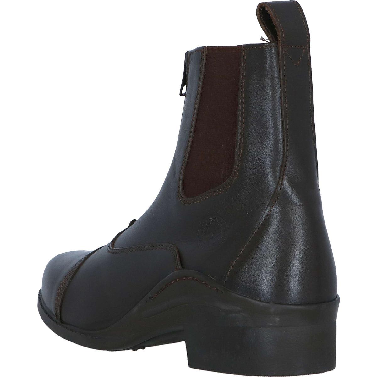 Harry's Horse Botines Zipper Cuero Marron