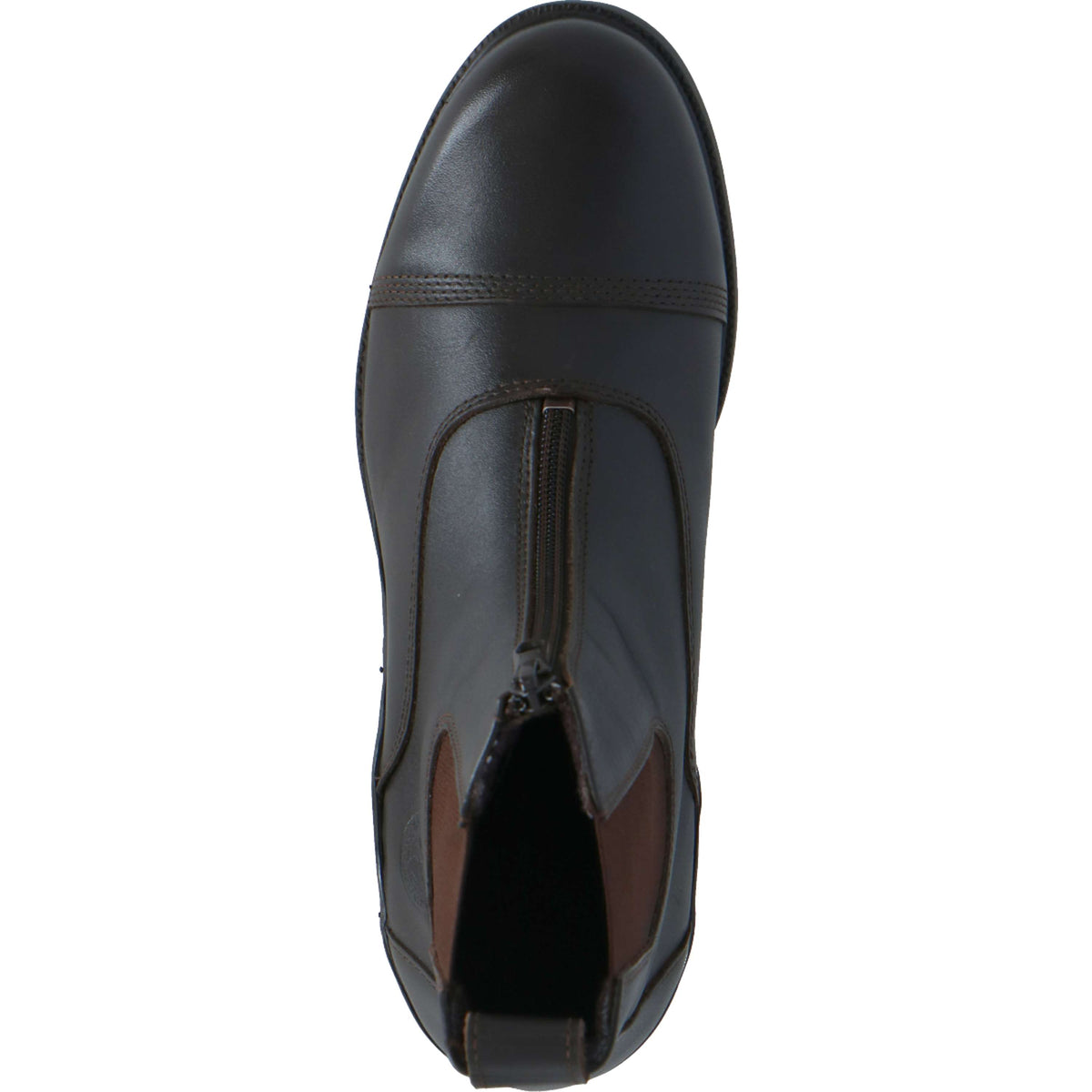 Harry's Horse Botines Zipper Cuero Marron