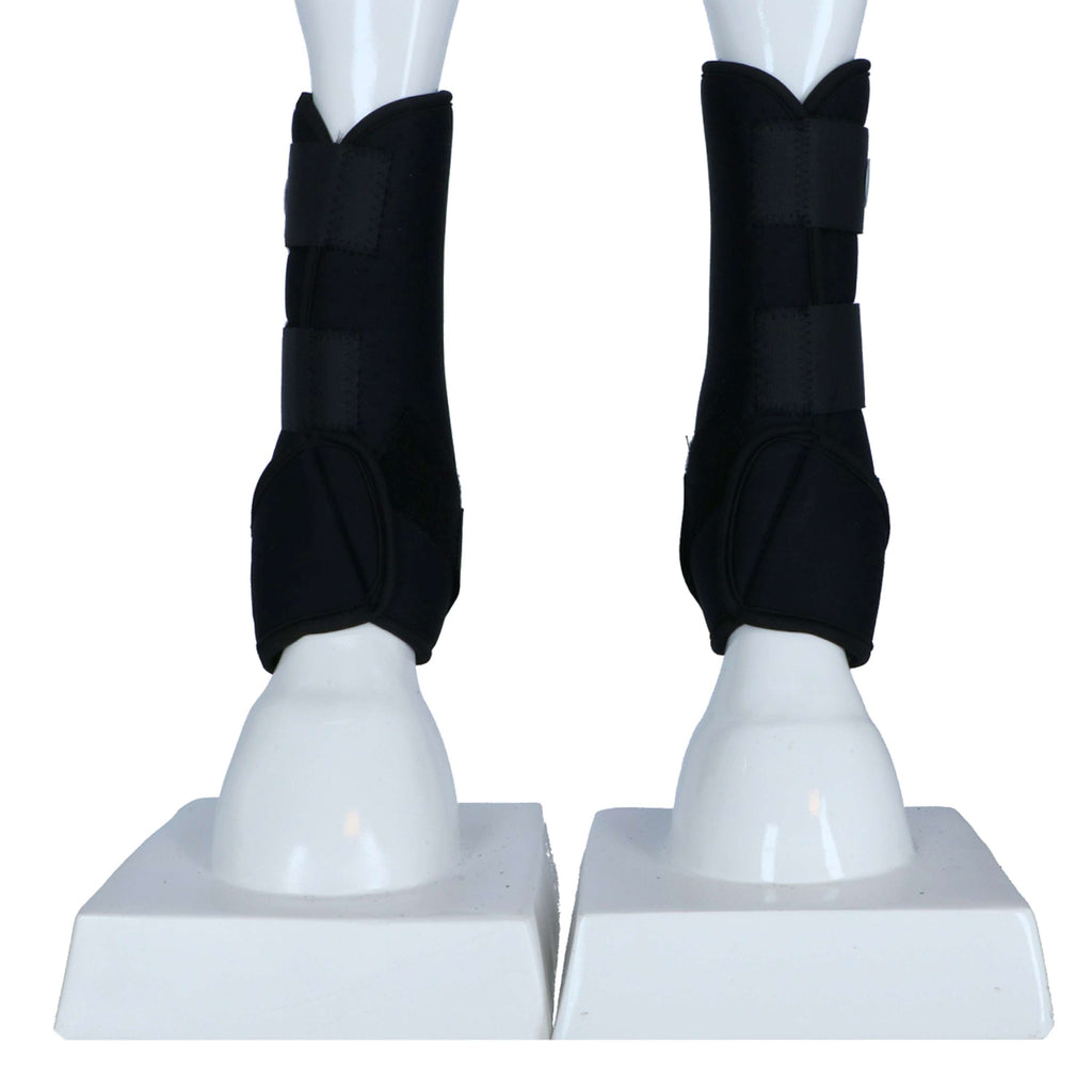 Harry's Horse Juego de Protectores de Piernas Memoryfoam Negro