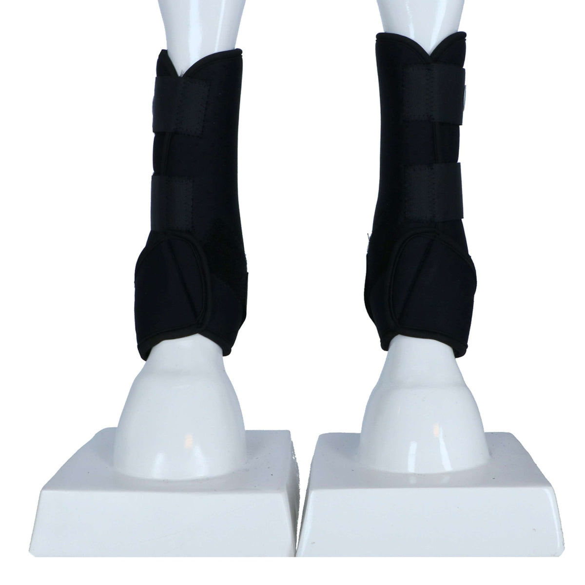 Harry's Horse Juego de Protectores de Piernas Memoryfoam Negro