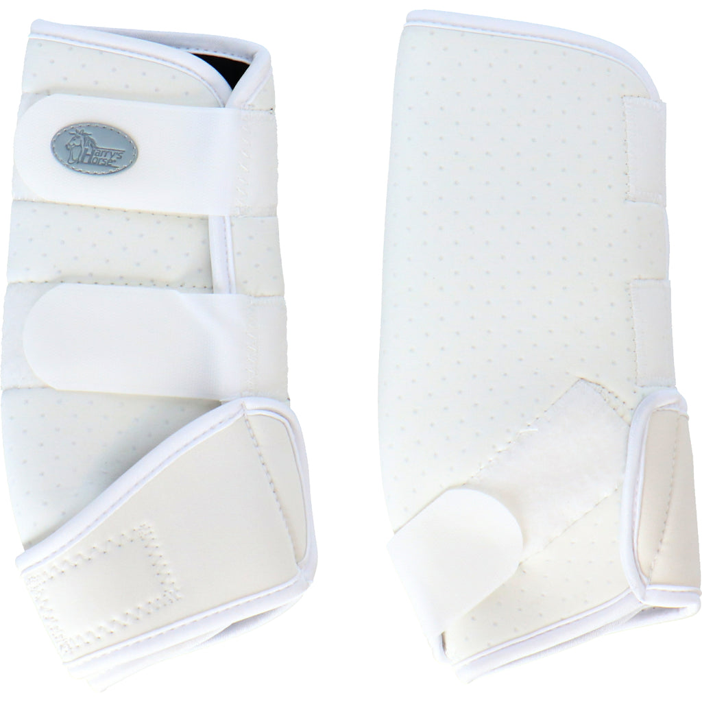 Harry's Horse Juego de Protectores de Piernas Memoryfoam Blanco