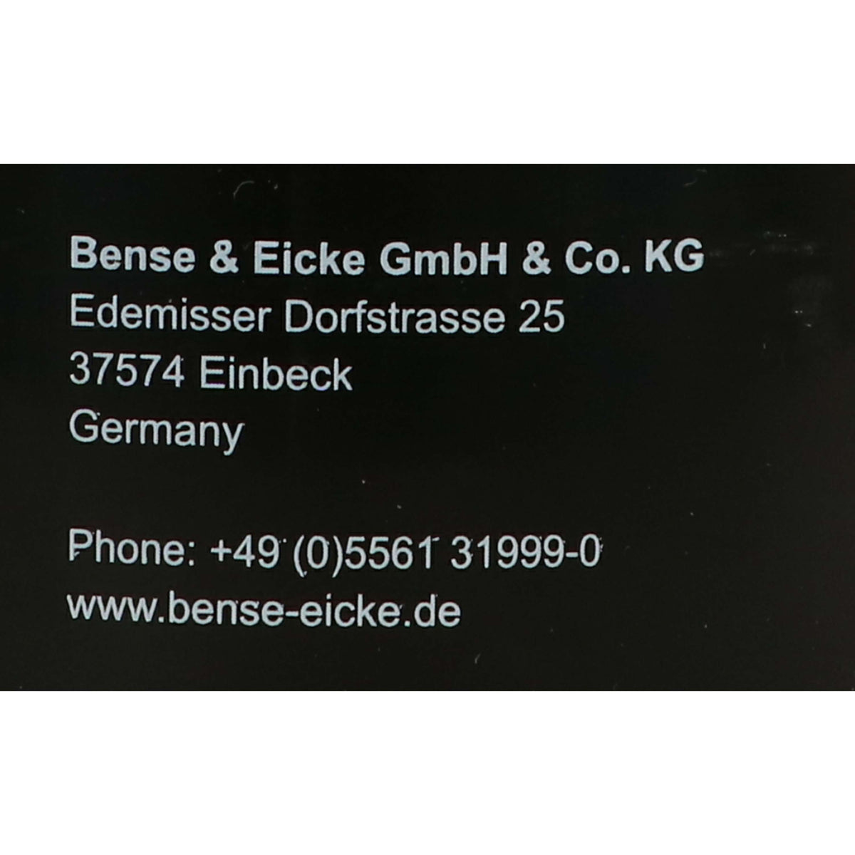 Bense & Eicke Grasa para Cuero Negro