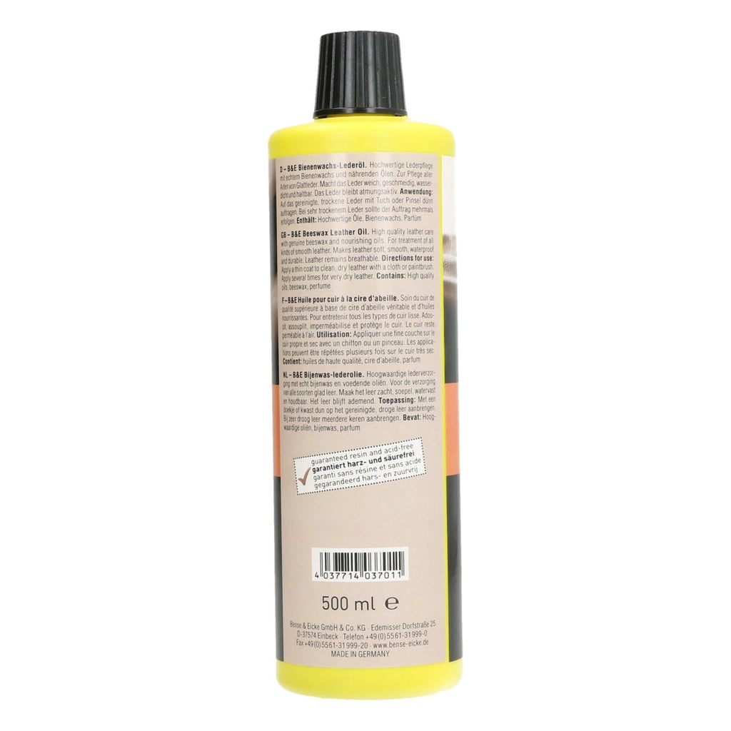 Bense & Eicke Aceite para Cuero con Cera de Abeja