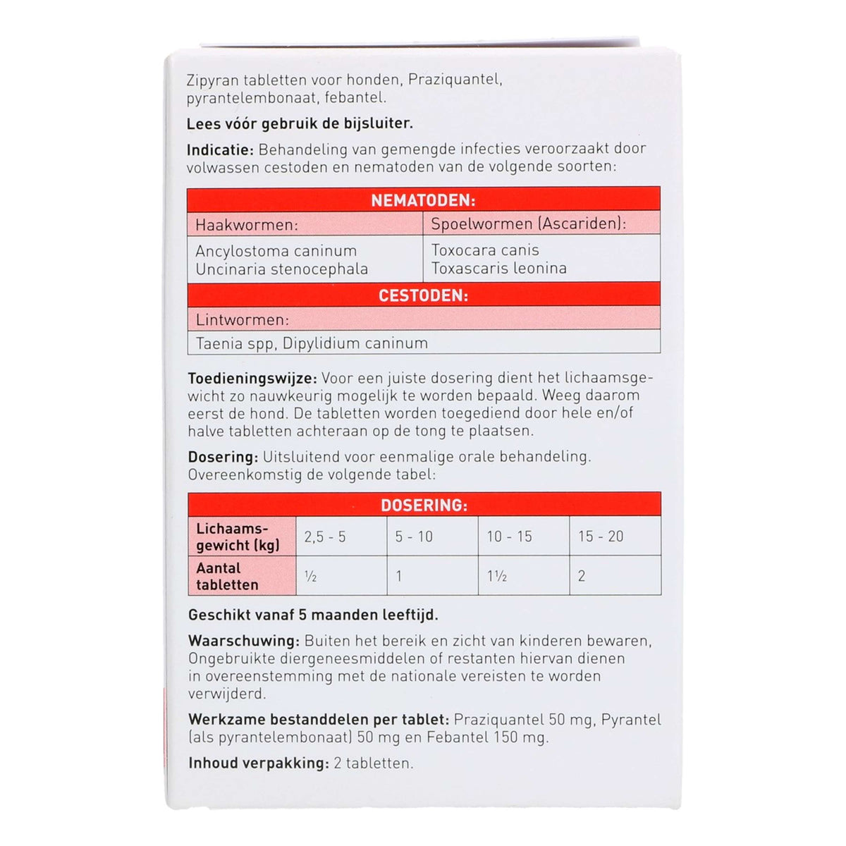 Beaphar Comprimidos Antiparasitarios All-in-One Perro 2,5-20kg