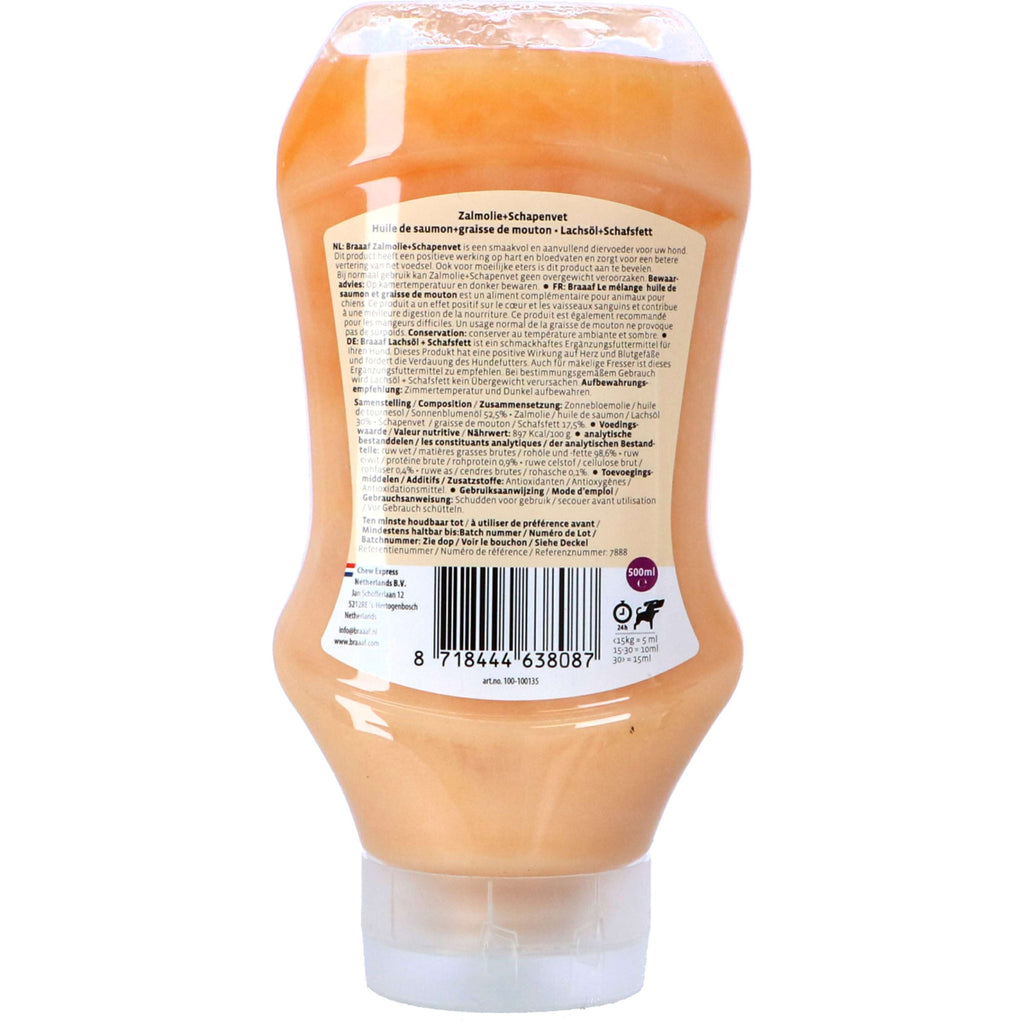 Braaaf Aceite de salmón / Grasa de oveja Duo