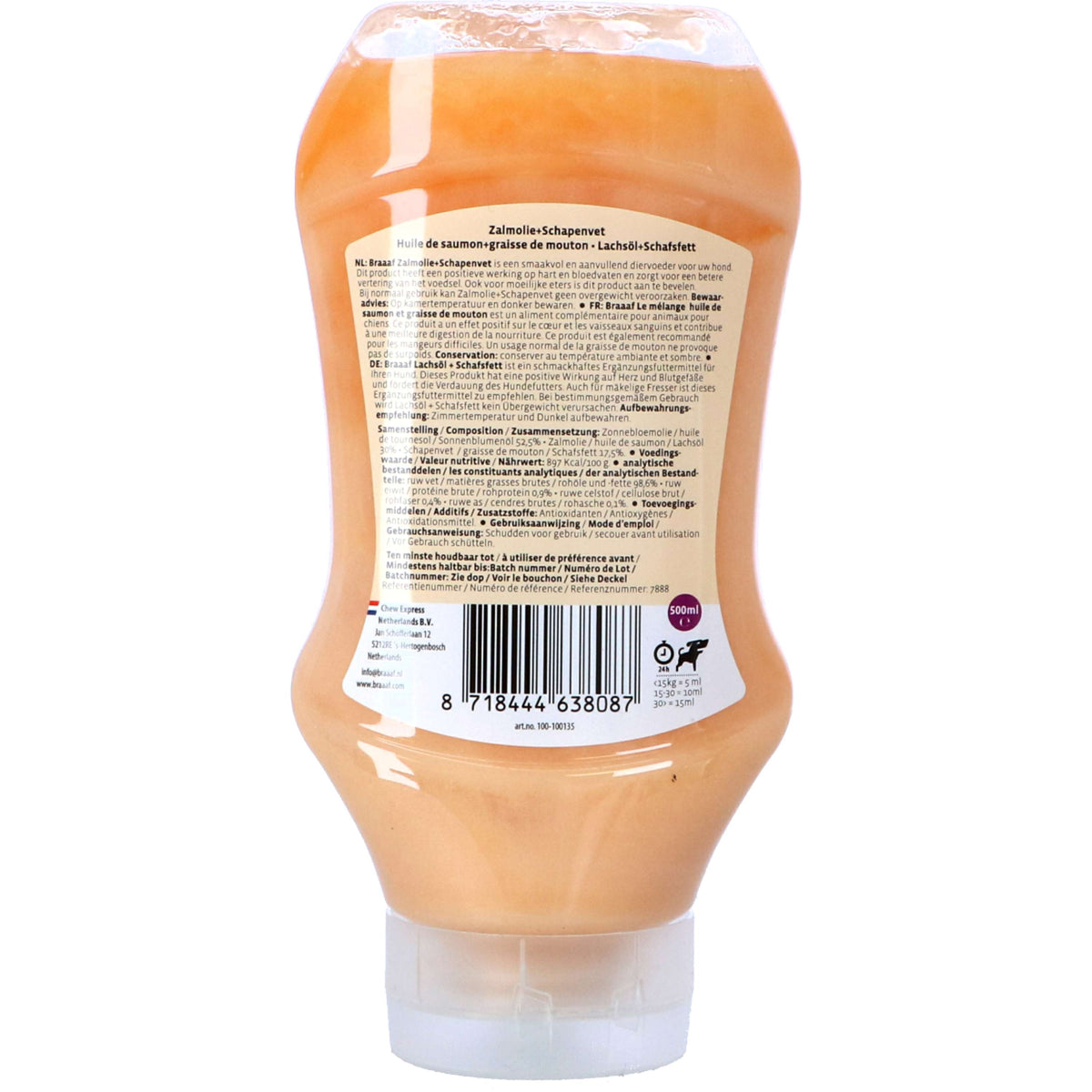 Braaaf Aceite de salmón / Grasa de oveja Duo