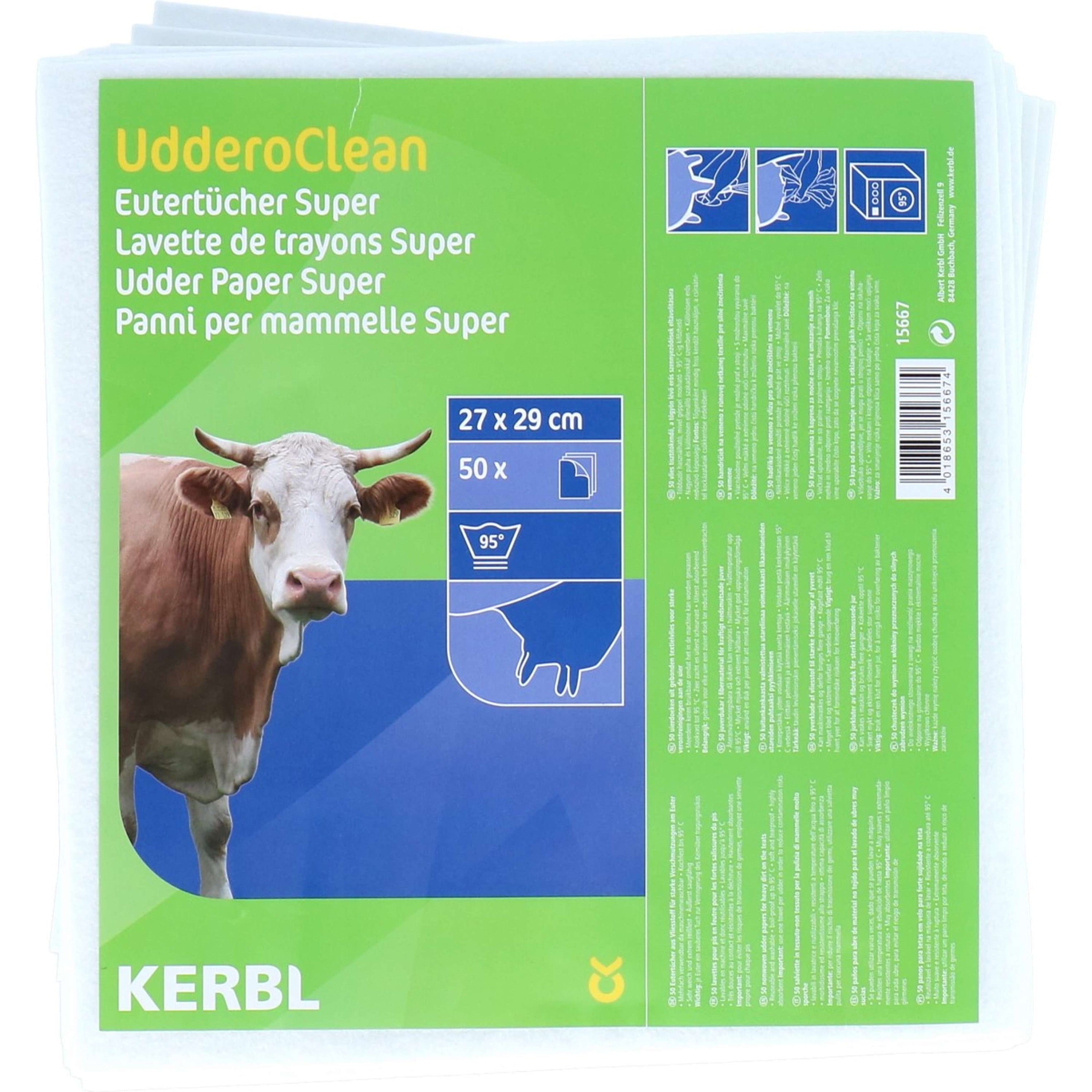 Kerbl Papel para Ubre Super Reutilizable Kerbl Papel para Ubre Super Reutilizable