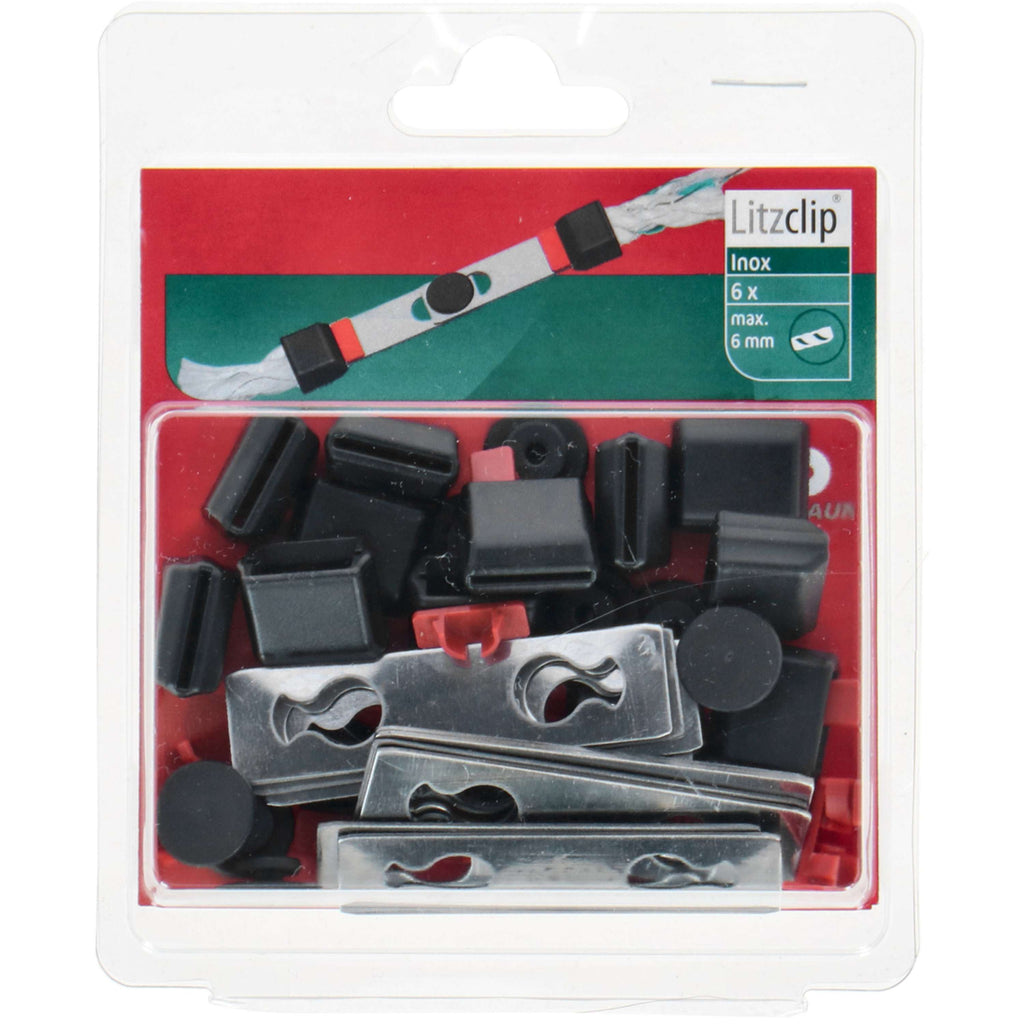 Kerbl Conector de Seguridad Litzclip 6 Unidades