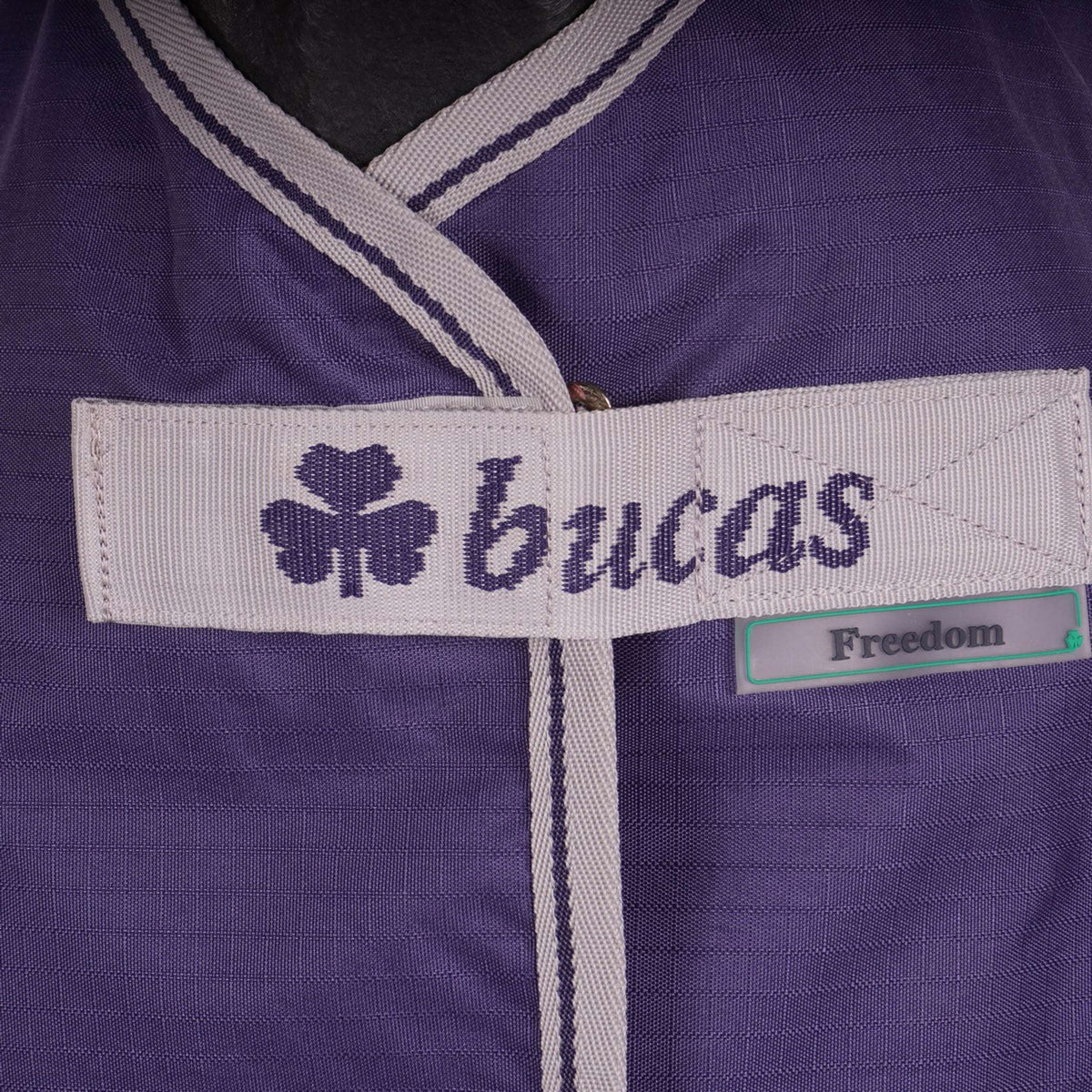 Bucas Turnout Freedom High Neck 150g Navy/Plata