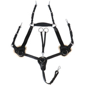 HORKA Arnés Frontal 5 puntos, Elastisch Negro/Plata