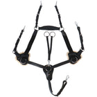 HORKA Arnés Frontal 5 puntos, Elastisch Negro/Plata