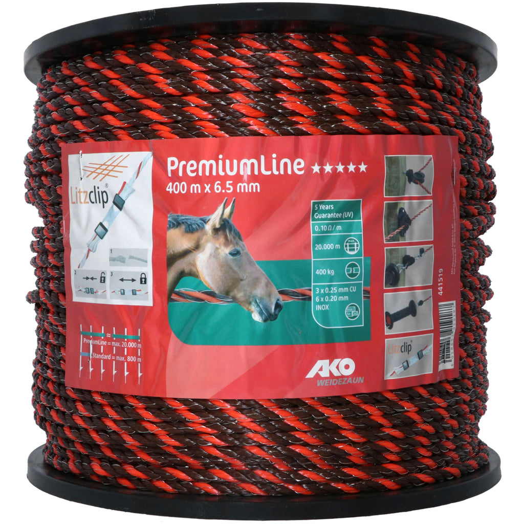 Ako Cuerda Premiumline 400m Naranja Marron