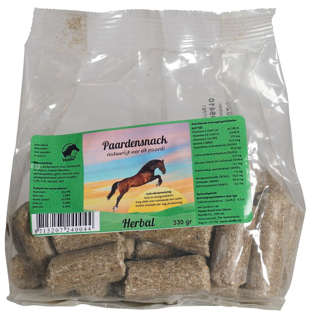 Vanilia Golosinas Herbales para Caballos Vanilia Golosinas Herbales para Caballos