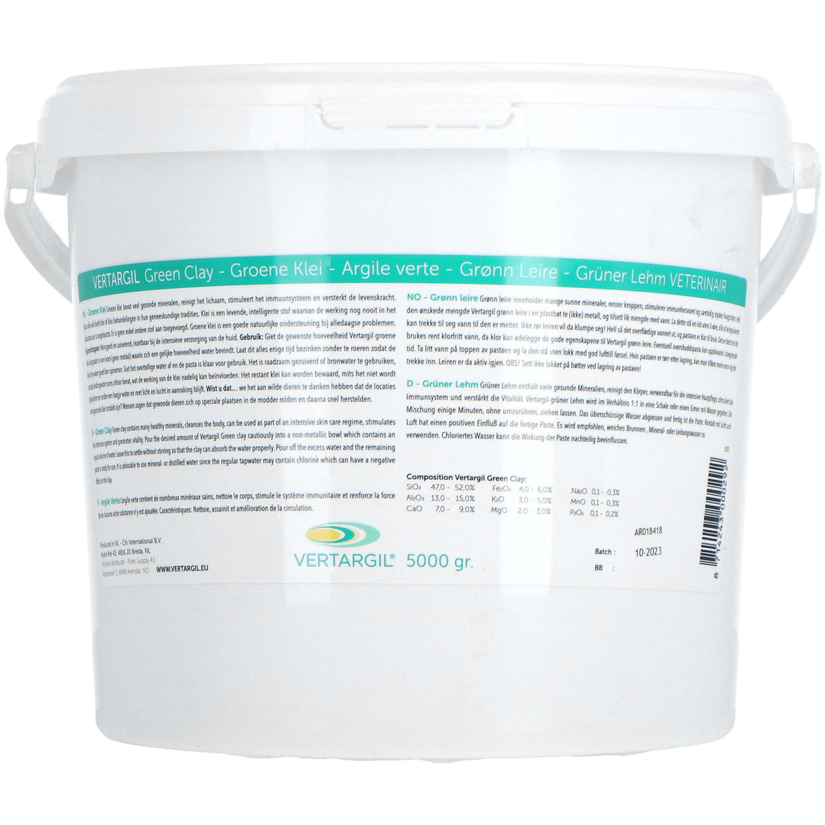 Vertargil Arcilla Verde Grof