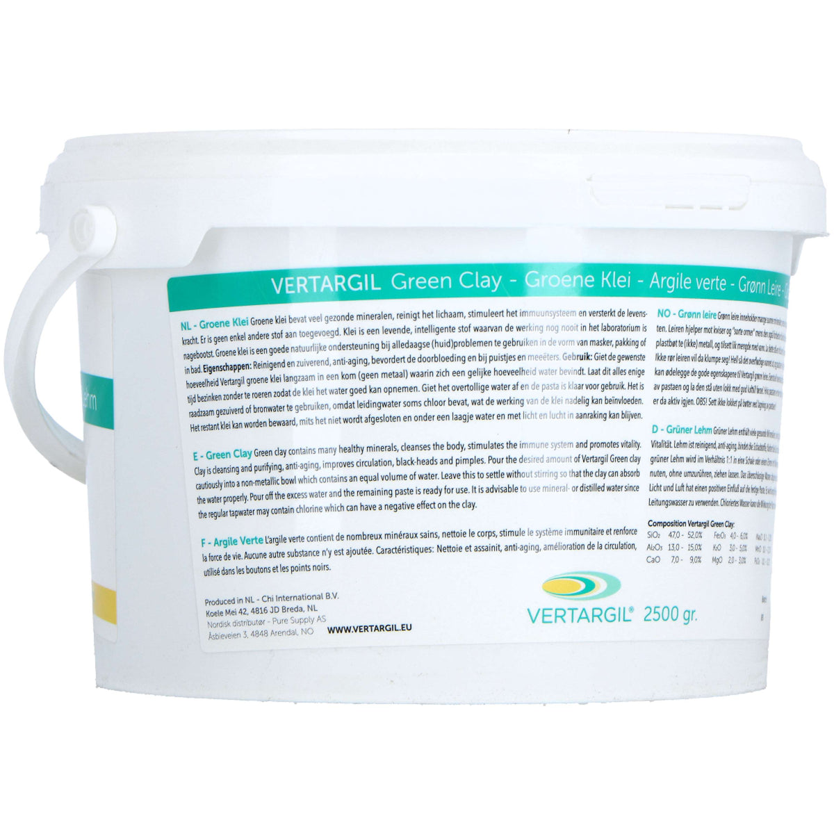 Vertargil Arcilla Verde Súper fino