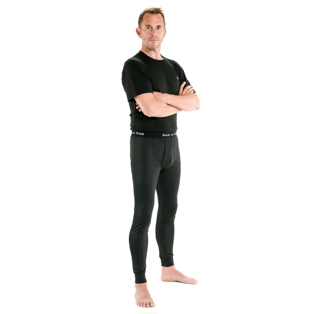 Back on Track Ropa Interior Larga PP Hombres Negro