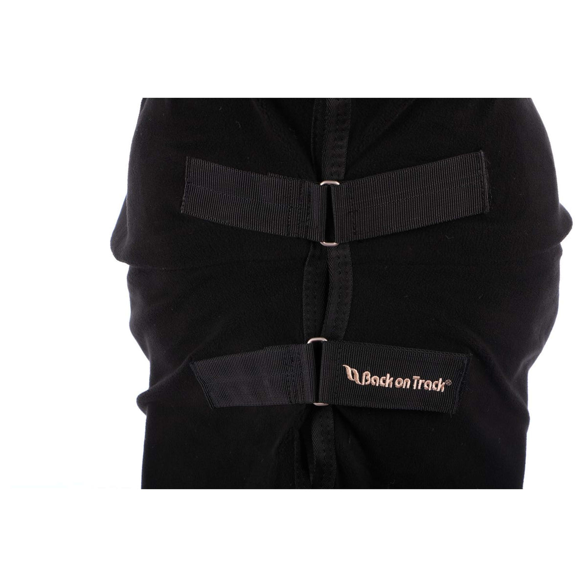 Back on Track Manta de Forro Polar Supreme con Cuello Fijo Negro