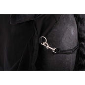 Back on Track Manta de Forro Polar Supreme con Cuello Fijo Negro