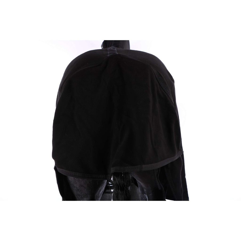 Back on Track Manta de Forro Polar Supreme con Cuello Fijo Negro