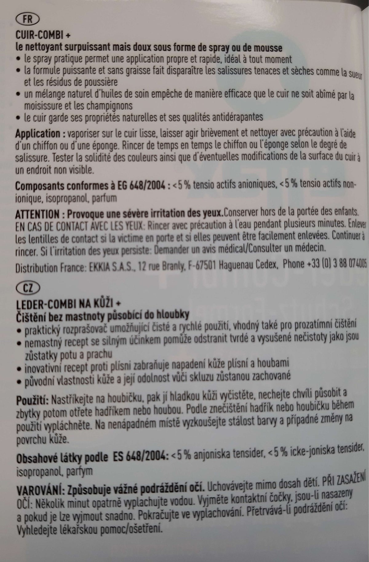 Effax Combi-Cuero y Libre de Moho 2-in-1