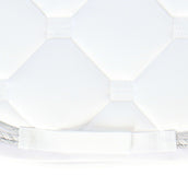 BR Mantilla de Doma Sublime con costura trasera Airflow Blanco