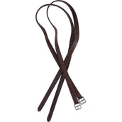 BR Correas de estribo Nylon y Hebillas de Acero Inoxidable Soft Tabaco/Plata