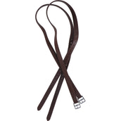 BR Correas de estribo Nylon y Hebillas de Acero Inoxidable Soft Tabaco/Plata