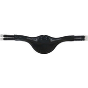 Acavallo Cincha Gel Comfort con Protector Ventral Negro